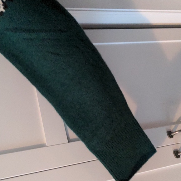 NWT Lane Bryant Green Fair Isle Crew Neck Sweater - Women's Size 18/20 - Picture 3 of 7